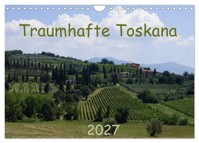 Produktbild von Toskana 2027 (Wandkalender 2027 DIN A4 quer), CALVENDO Monatskalender