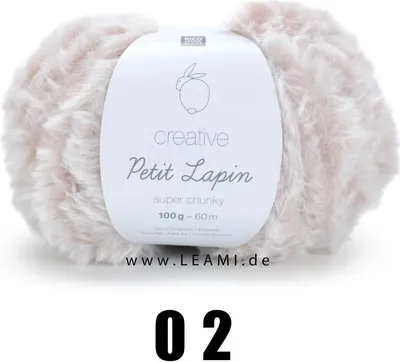 Produktbild von RICO Creative Petit Lapin Super chunky 02 Rosa