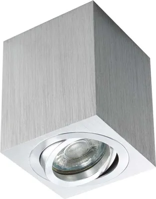 Obrázok produktu pre Povrchové bodové svietidlo Heitronic ADL8001 z brúseného hliníka uhlové otočné GU10 LED max. 12 W