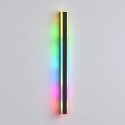 Produktbild von LED Außenwandleuchte, IP65, 24W, Schwarz, 90 cm, Innenbereich