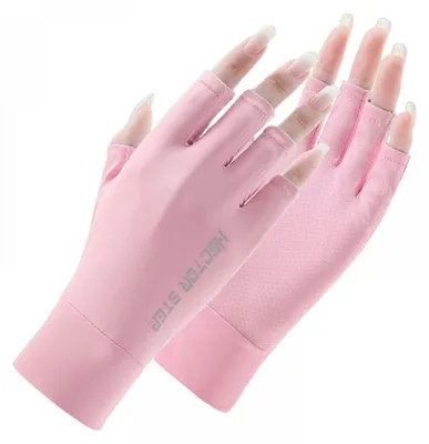 Produktbild von UV-Schutzhandschuhe, handgelenklang, Sonnenschutz-Fahrhandschuhe, Uni-Fingerlose Handschuhe