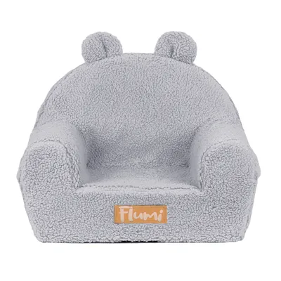 Produktbild von Flumi Kindersessel – Boucle Babysessel - Kindersitz fur Kinderzimmer Spielzimmer – Sessel - 56x42 cm
