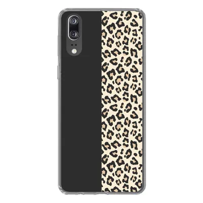 Produktbild von MuchoWow® Handyhülle Schutzhülle Hülle für Huawei P20 Tiere - Muster - Panther Silikon Softcase Handy Hülle - Hardcover