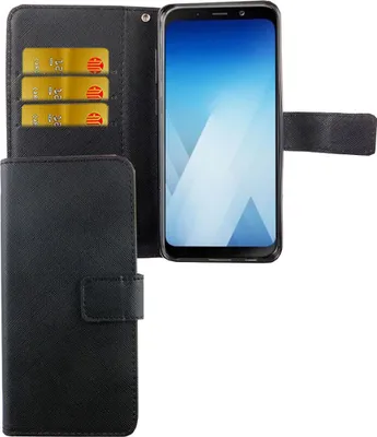 Produktbild von Handyhülle Tasche für Handy Samsung Galaxy A8 2018 Schwarz
