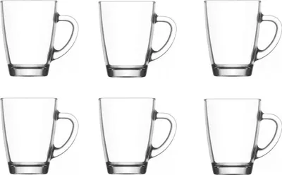 Produktbild von Latte Macchiato Becher, 6er Set, Kaffeetasse, Tasse, Glas von James Premium®