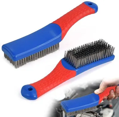Produktbild von Drahtbürsten, 165 mm - Edelstahl - Handbürste - ideal für die Reinigung von Grills