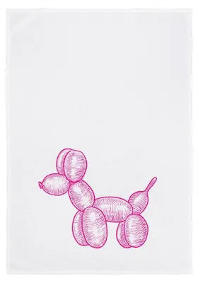 Produktbild von Geschirrtuch - Balloon Dog, pink