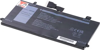 Produktbild von T6 Power Akku für Dell Laptop, Teilenummer J0PGR, Li-Poly, 7,6 V, 5500 mAh (42 Wh), schwarz
