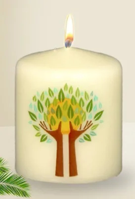 Produktbild von Osterkerze Baum 60 x Ø 50 mm
