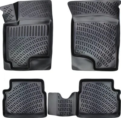 Produktbild von Rizline Kompatibel mit Hyundai Getz 2002–2009 Autofußmatten 3D Gummimatten
