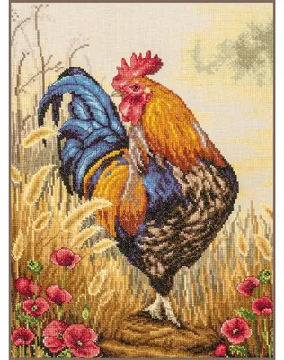 Produktbild von Lanarte Kreuzstich Stickpackung "Tiere, Rädelsführer", Zählmuster, 29x40cm