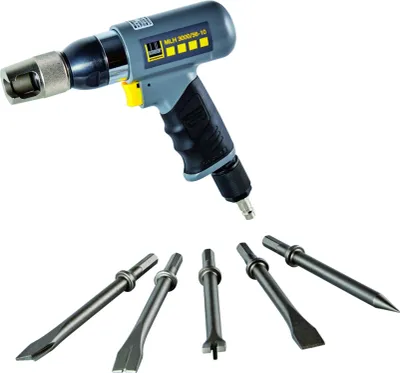 Productafbeelding van Schneider Airsystems MLH 3000/56-10, zwart, grijs, 3000 omwentelingen per minuut, 7 Joule, perslucht, 1,9 kg, 189 mm