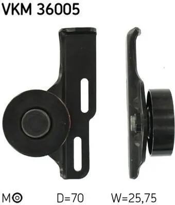 Obrázek produktu pro SKF VKM 36005 Napínací kladka klínového řemene pro RENAULT MEGANE I (BA0/1) MEGANE Scenic (JA0/1) MEGANE I Cabriolet (EA0/1) MEGANE I Grandtour (KA0/1)
