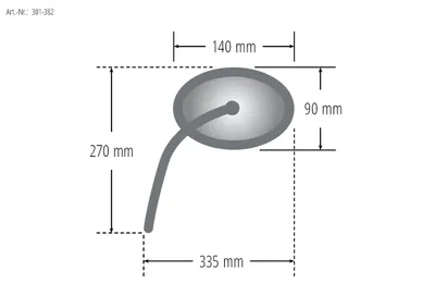 Produktbild von SHIN YO Spiegel Schwarz Universal (Paar)