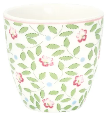 Produktbild von Greengate Lotta mini Latte Cup white 0,13l