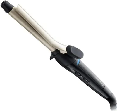 Obrázok produktu pre 19mm žehlička na kučery, vhodná na vytváranie kučier a vlnitých vlasov, keramický povrch s turmalínovou úpravou, 8 teplotných nastavení (140–210°C), rýchle nahrievanie, žehlička na kučery proti krepateniu