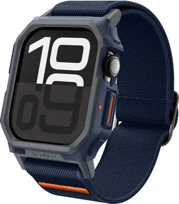 Image de Spigen Lite Fit Pro Apple Watch 10 (46 Mm) Bleu marine