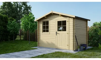 Immagine prodotto di Casetta da giardino in legno - 6m2 - 3x2m - 28mm - colore: naturale