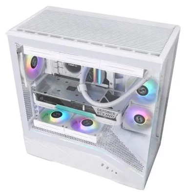 Immagine prodotto di Lian Li Vector V100, Midi Tower, PC, Nero, Trasparente, ATX, EATX, Micro ATX, Mini-ITX, Plastica, Acciaio, Vetro Temperato, Riproduzione