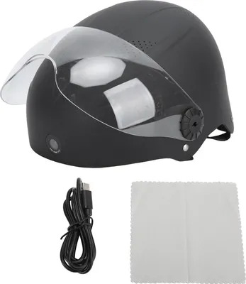 Zdjęcie produktu dla Inteligentny kask rowerowy z okularami magnetycznymi IPX4 1920 X 1080P 3000 mAh WiFi Podwójna kamera Bluetooth Kask rowerowy dla mężczyzn i kobiet