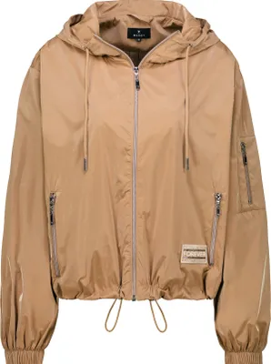 Produktbild von monari Jacke Modell 546 mit Kapuze, Reißverschlusstaschen, elastischen Ärmelbündchen, biscotti, Größe 36