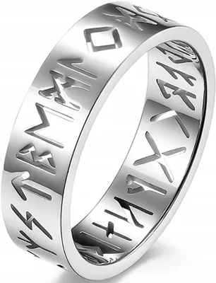 Zdjęcie produktu dla Srebrny Pierścień Wiking Celtyckie Runy Ring