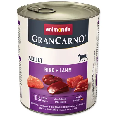 Obrázok produktu pre Animonda GranCarno Adult Rind & Lamm 800g