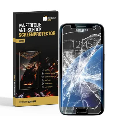 Zdjęcie produktu dla 2x folia pancerna do Samsung Galaxy S7 ANTI-SHOCK osłona ekranu Display MATT