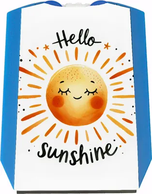 Produktbild von Sonne Freundschaft Parkscheibe mit Spruch Hello sunshine