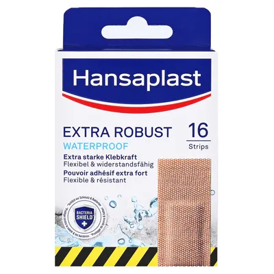 Produktbild von Hansaplast Extra Robust Wasserdicht Strips Neu (16 er )
