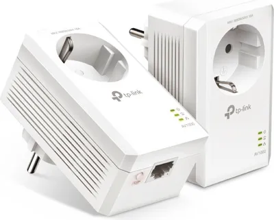 Produktbild von Powerline-Adapter AV1000 Gigabit mit integrierter Steckdose