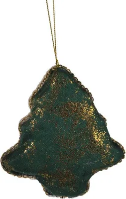 Produktbild von Weihnachtsschmuck, Samtanhänger, WEIHNACHTSBAUM, 10 cm