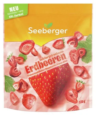 Produktbild von Seeberger Gefriergetrocknete Erdbeeren 130g