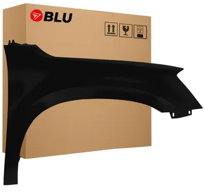 Productafbeelding van BLU Spatbord geschikt voor Skoda Yeti 5L LC9X Rechts Zwart DeepBlack | 2009-2013 | Voorzijde | Gelakt | Montageklaar