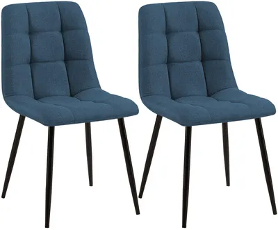 Image de lot de 2 chaises de salle à manger Tilde, Image générée par une IA