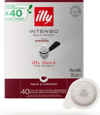 Immagine prodotto di Illy Intenso Cialde caffè Medium-dark roast 40 pz