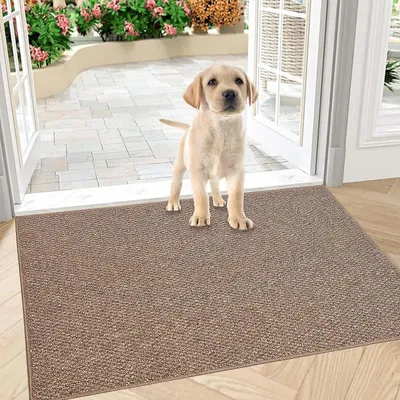 Productafbeelding van Schoonloopmat 80x120 cm, bruin, antislip, wasbaar, microvezel