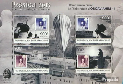 Produktbild von Briefmarken Zentralafrikanische Republik 2012 Mi 3857-3860 Kleinbogen (kompl. Ausgabe) postfrisch Internationale Briefmarkenausstellung
