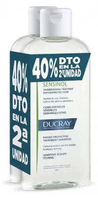 Produktbild von Ducray Sensinol Physio-protective Treatment Shampoo 2x400ml
