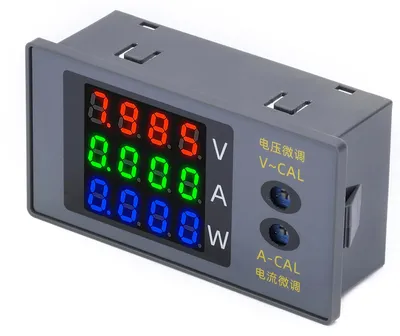 Image de Compteur d'énergie numérique 3-en-1, ampèremètre et wattmètre