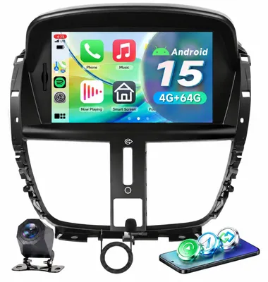 Obrázek produktu pro Android 15 autorádio s 4G a 64G pro model Peugeot 207, rok výroby 2008-2014, s 7palcovým HD dotykovým displejem