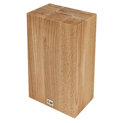 Produktbild von KAI DM-0819 Shun Messerblock Cube Würfel, Holz Buche, für 5 Messer, unbestückt (1 Stück)
