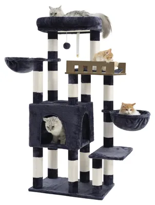 Produktbild von Katzenbaum für große Katzen mit mehreren Kratzsäulen