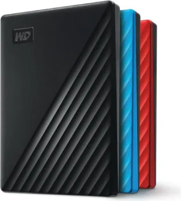 Zdjęcie produktu dla Western Digital My Passport, 2 TB, 2.5", 3.2 Gen 1 (3.1 Gen 1), Czerwony