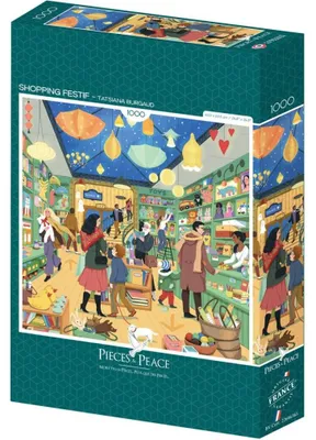 Productafbeelding van Kerstinkopen – Puzzel van 1000 stukjes