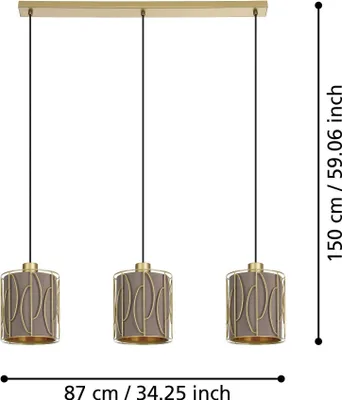 Immagine prodotto di Lampada a sospensione COROJAL 390207 Eglo