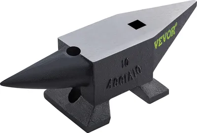 Produktbild von VEVOR 10kg(22lbs) Schmiedeamboss 55HRC Stahl Schmiede Werkzeug 35,3x11,3x16cm Amboss mit einer Arbeitsfläche von 355x110mm Ideal für Metallschmiede Nieten Abflachen Schmieden und Formen von Metall