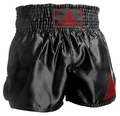 Produktbild von Dynamix Athletics Muay Thai Shorts Origin Schwarz/Rot(XL)
