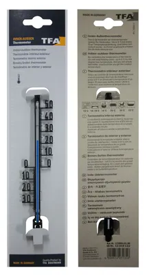 Image de TFA-DOSTMANN TFA Thermomètre intérieur/extérieur16cm 107380