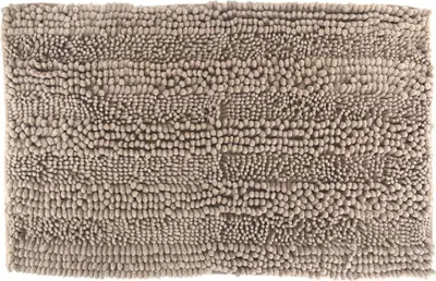 Produktbild von Badteppich mit rutschhemmender Rückseite Badmatte Chenille 50x80 cm
